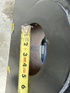 Hyundai R500LC-7 Excavator Hydraulic Quick Coupler 120 Mm Pin 50 Ton Machine