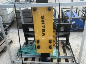 2022 Suihe 750 Hydraulic Post Driver Hammer Pounder Skid Steer Universal NEW