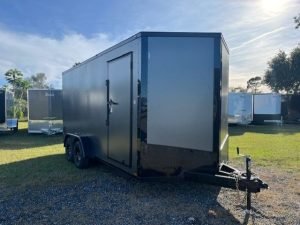 1-4 2026 Spartan 7 x 16 Enclosed Cargo Trailer 7k GVWR