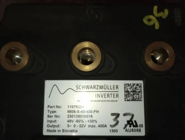 Schwarzmuller Inverter 11076254 Mll06-S-48/400-FH Input 48v Output 32V Max 400A