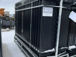 1-54-768x1024 Two Racks Of 300 feet of steel fencing 10’ panels 7’ Tall 600 Feet Total Fence