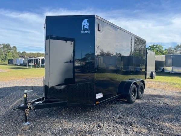 2026 Spartan 7 x 14 Enclosed Cargo Trailer 7k GVWR