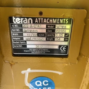 2-6-300x300 BRAND NEW MINI-EXCAVATOR BUCKET, GP 12” INCH FITS CAT 303 OR SIMILAR 40 Mm Pins