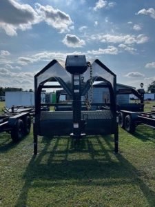 2-9-225x300 New 2026 Horizon 7 x 14 Gooseneck Roll Off Frame Trailer 14k GVWR