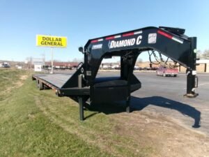 2024 Diamond C FMAX212 102″x 40′ 25.9k Equipment Trailer With MAX Ramps Stock #275652 Gooseneck Trailers – Spencer Trailers