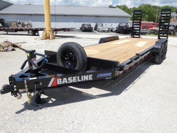 2025-baseline-heq207-82-x-22-14k-equipment-trailer-with-flip-knee-ramps 2025 Baseline HEQ207 82″x 22′ 14k Equipment Trailer With Flip-Knee Ramps Stock #301356 – Spencer Trailers