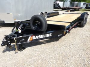 2025 Baseline HTL207 82″x 20′ 14k Split-Deck Tilt Equipment Trailer Stock #301033 – Spencer Trailers
