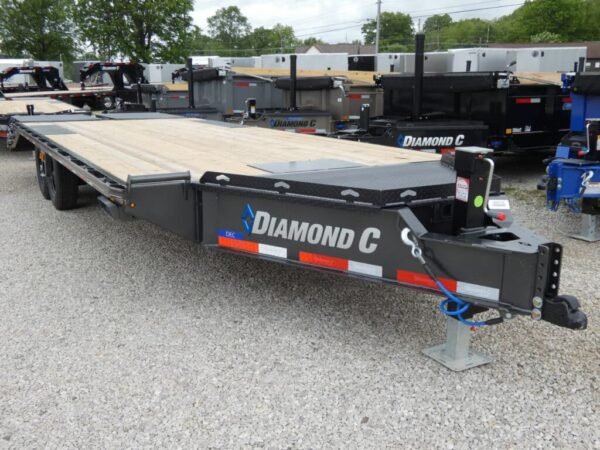 2025 Diamond C DEC207 102″x 24′ 14.9k 14.9k Deck-Over Trailer With MAX Ramps Stock #299370 Deck-Over Trailer – Spencer Trailers