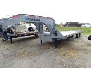2025 Diamond C FMAX210 HDT 102″x 32′ 25k Hydraulic Dovetail Equipment Trailer Stock With Aluma-Trax Flooring #302914 Goose Neck Trailer – Spencer…