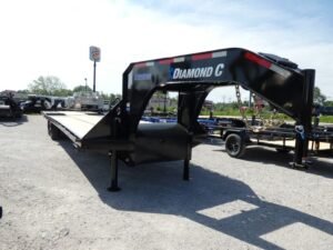 2025 Diamond C FMAX212 HDT 102″x 35′ 25.9k Hydraulic Dovetail Equipment Trailer Stock #299977 Gooseneck Trailer – Spencer Trailers