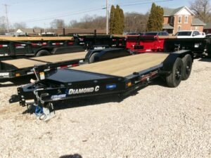 2025 Diamond C HDT207 82″x 16′ 14.9k Full Tilt Deck Equipment Trailer Stock #296523 – Spencer Trailers