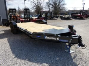 2025 Diamond C LPX207 82″x 20′ 14.9k Equipment Trailer With HD Flip-Knee Ramps Stock #299857 – Spencer Trailers