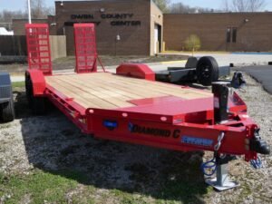 2025-diamond-c-lpx207-82-x-20-149k-equipment-trailer-with-hd-flip-knee 2025 Diamond C LPX207 82″x 20′ 14.9k Equipment Trailer With HD Flip-Knee Ramps Stock #298413 – Spencer Trailers