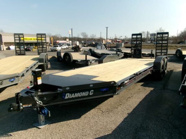 KODAK Digital Still Camera 2025 Diamond C LPX207 82″x 22′ 14.9k Equipment Trailer With HD Flip-Knee Ramps Stock #298199 – Spencer Trailers
