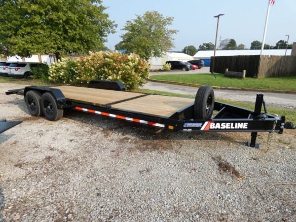 2026 Baseline HTL208 82″x 22′ 16k Split-Deck Tilt Equipment Trailer Stock #304824 – Spencer Trailers