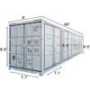 NEW 40ft High Cube Shipping Container – Open Side 4 Doors