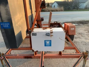 Wanco WTLMBSLLBM Sign Board Portable