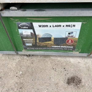 20×40 Portable container Building Shelter 10 oz cover sea Conex