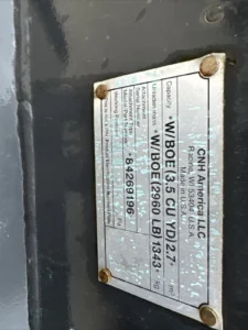 Case New Holland Wheel Loader 105 Inch Bucket 84269196 721f 721g New 3.5 Cubic Y