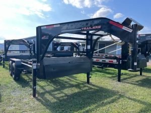 3-9-300x225 New 2026 Horizon 7 x 14 Gooseneck Roll Off Frame Trailer 14k GVWR