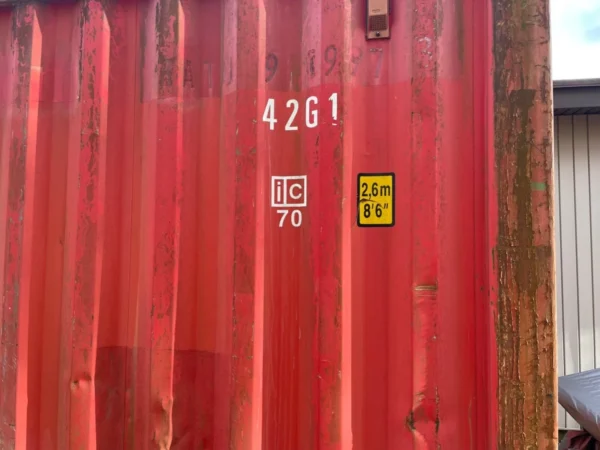 shipping container 40′ 8’6″ high