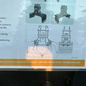 Cat 315 Clam Grapple Demolition Excavator New 70 Mm Pin Rotating New