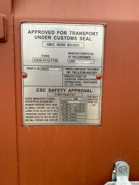 40ft HC One Trip shipping container