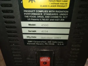 SMX 4500 Laser Tracker Sensor Unit w/Cables CMM Test Measurement