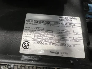 MITM hot water pressure washer Honda GX270 New