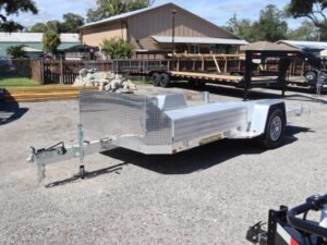 6.5×14.5 Aluminum Heavy Tilt Utility Trailer with Slingshot Package