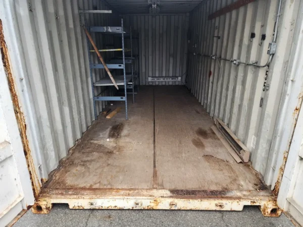 7-8 20 ft Container w/ Shelf, Electrical & Lighting