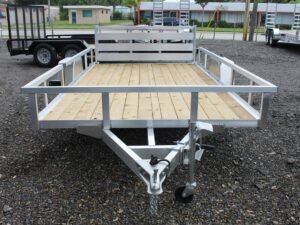 7×12 Aluminum Tube Top Utility Trailer