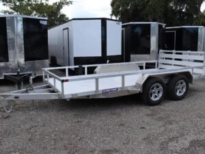 7×14 Aluminum Tube Top Utility Trailer
