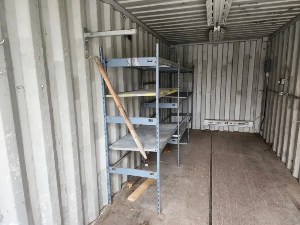 8-4 20 ft Container w/ Shelf, Electrical & Lighting