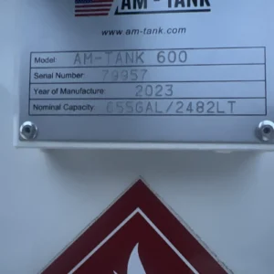 New 655 Gallon Fuel Tank Diesel AM Tank 120 Volt Pump Meter Containment Gauge