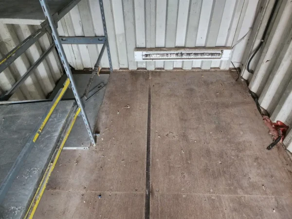 9-2 20 ft Container w/ Shelf, Electrical & Lighting