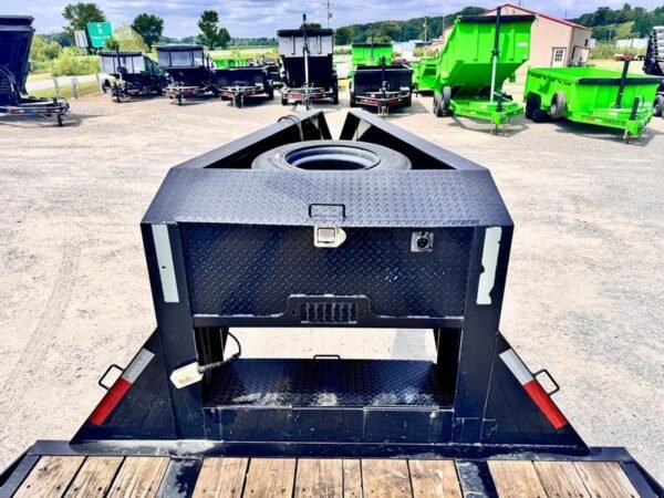 B43F9617-581D-4480-A8E7-C953C6603639 2021 Maxx-D Trailers LHX10234 102″ X 34′ 40K (Rated at 25.9k) Flatbed Gooseneck W/ MAXX Ramps