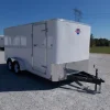 CO7X16CGRCMSTD-WHITE_0_White-101 7 X 16 Carry-On Enclosed Cargo Trailer