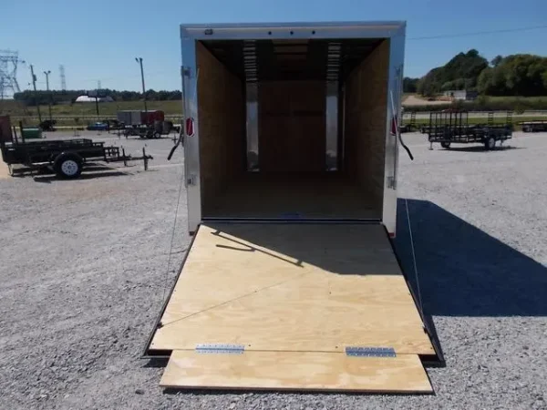 CO7X16CGRCMSTD-WHITE_0_White-103 7 X 16 Carry-On Enclosed Cargo Trailer