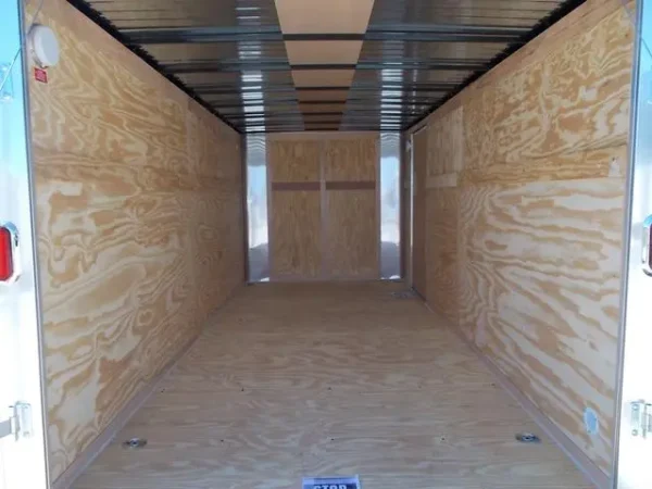 CO7X16CGRCMSTD-WHITE_0_White-104 7 X 16 Carry-On Enclosed Cargo Trailer
