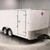 CO8.5X16CGRCM7KSTD-WHITE_0_White-100 8.5 X 16 Carry-On Enclosed Cargo Trailer