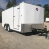CO8.5X16CGRCM7KSTD-WHITE_0_White-101 8.5 X 16 Carry-On Enclosed Cargo Trailer