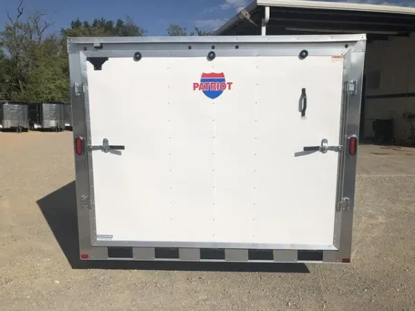 CO8.5X16CGRCM7KSTD-WHITE_0_White-103 8.5 X 16 Carry-On Enclosed Cargo Trailer