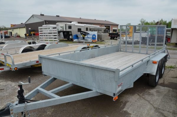 2023 Advantage 14′ Galvanized Landscape Trailer