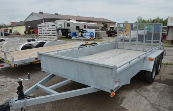 2023 Advantage 14′ Galvanized Landscape Trailer