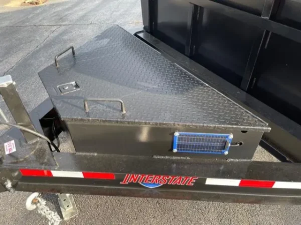 IBDU714TA5_1000750507_BLACK-105 7 X 14 Interstate Bumper Pull Dump Trailer