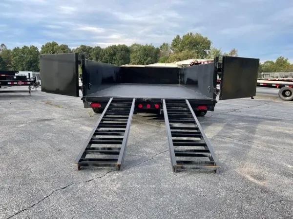 IBDU714TA5_1000750507_BLACK-106 7 X 14 Interstate Bumper Pull Dump Trailer