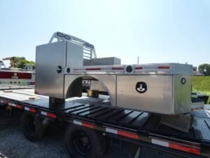 Martin SBV 98″x 112″ Skirted Aluminum Flatbed Truck Bed Stock #241100 – Spencer Trailers