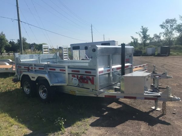 nn2 2023 N&N 5 Ton 6’X12′ Galvanized Dump Trailer