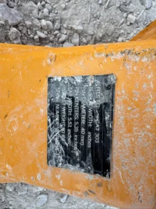 Cat 303 Ripper Frost Tooth Mini Excavator New 40 Mm Pin